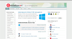 Desktop Screenshot of gratissoftwaresite.nl