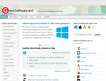 Tablet Screenshot of gratissoftwaresite.nl